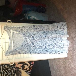 blue and white tank top , maurice’s, Large